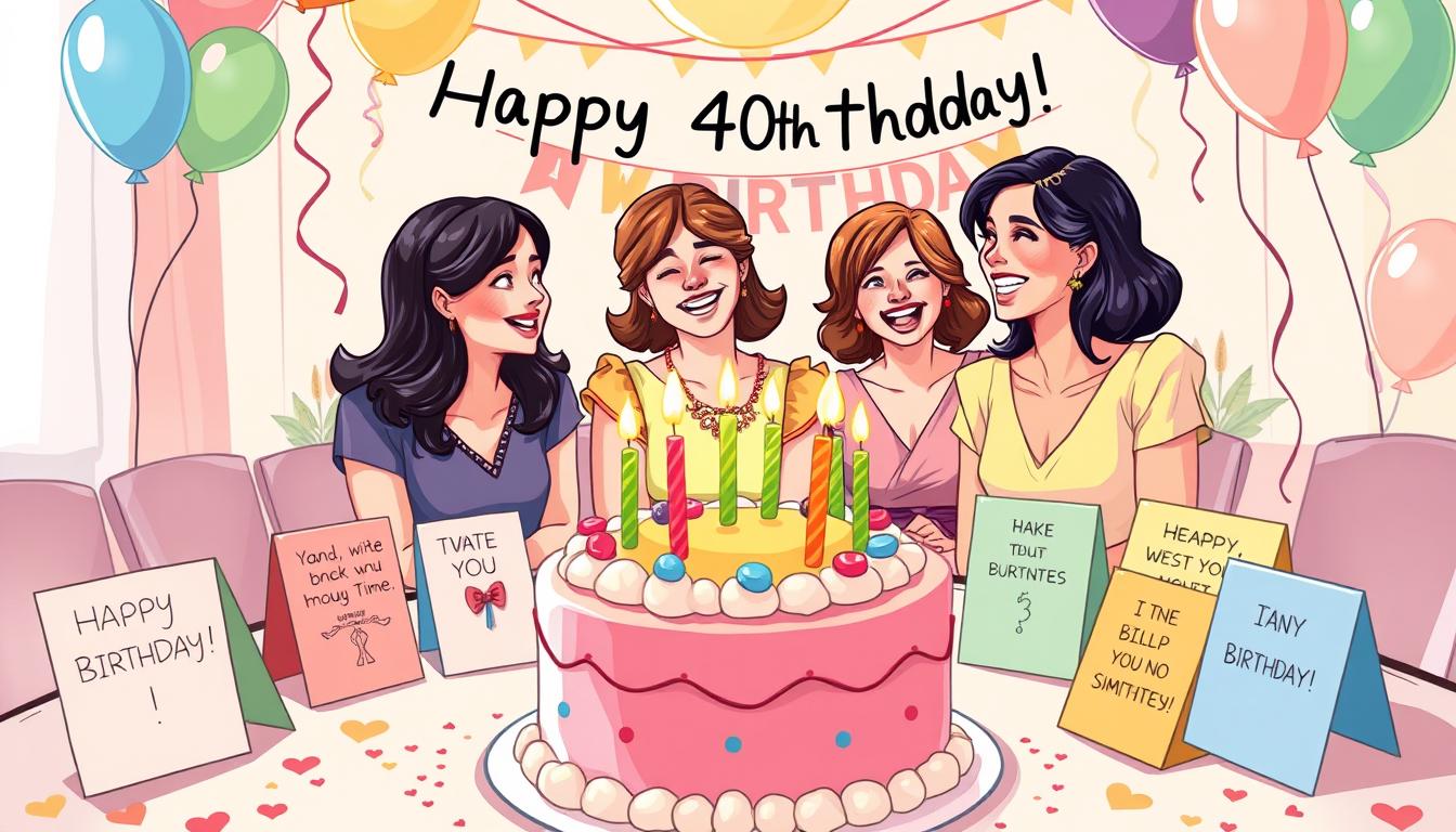Życzenia na 40 urodziny dla kobiet śmieszne