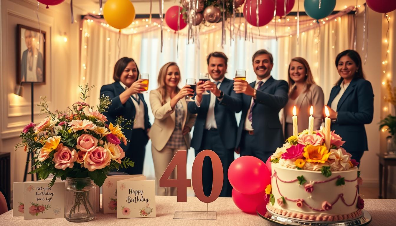 Życzenia na czterdziestkę