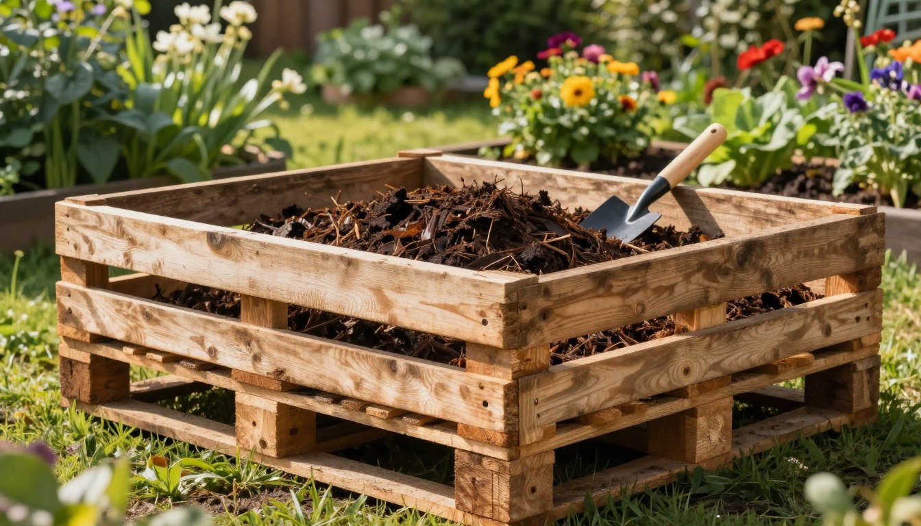 kompostownik z palet