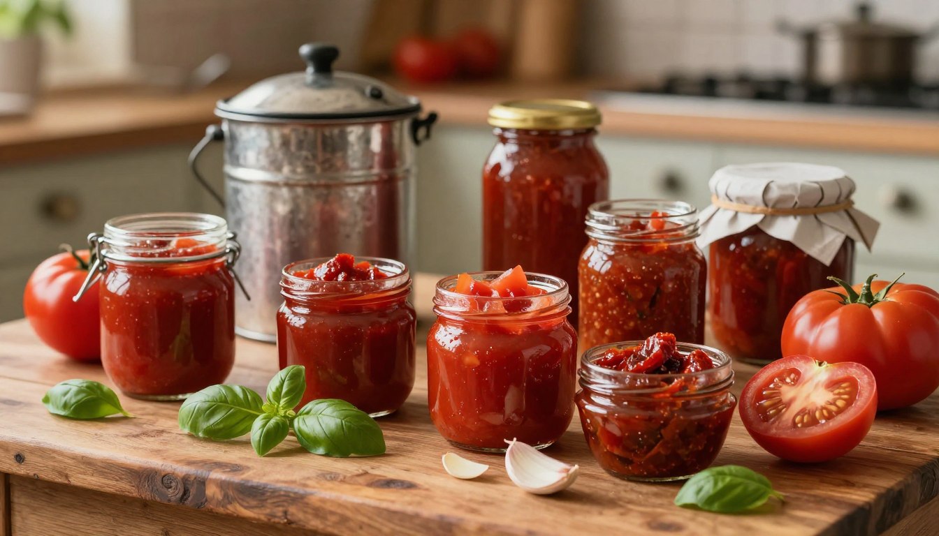 przetwory z pomidorów